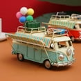 thumbnail image 2 of ZHaobin Large Campervan Model New Retro Desktop Decoration Camper Van Model Gift Metal Iron Art Bus Piggy Bank Photography Props (5-Piggy Bank), 2 of 7