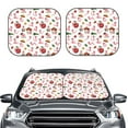 thumbnail image 6 of Lsque Cute Animal 2 PCS Windshield Sun Shade | CarFoldable Window Covers | Car Accessories Reflect UV for Universal Cars SUV Truck | Medium, 6 of 7
