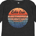 thumbnail image 4 of Inktastic Lake Erie Distressed Retro Sunset Boys or Girls Long Sleeve Toddler T-Shirt, 4 of 5