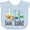 AE-Light Blue, variant on Inktastic Future Scientist with Beakers, Test Tubes and Formulas Boys or Girls Baby Bib