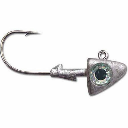 Bug Head - Sunrize Tackle Big Hammer 1/2-Ounce Jig Heads, 4/0 Hook, Plain