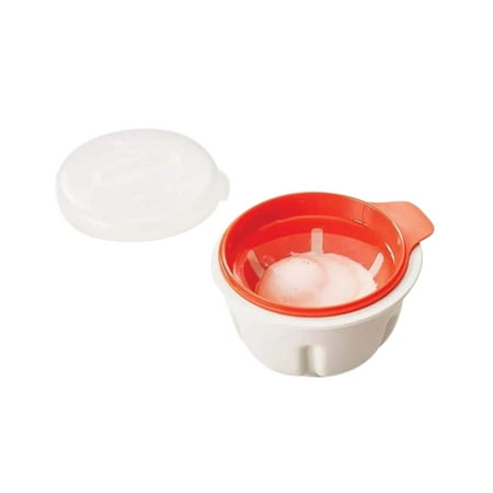 Microwave Oven Egg Poacher Mini Cook Poach Egg Tools Poached Baking Eggs Cup Nutritious Breakfast Cooking Steamed Cup Kitchen (Best Mini Oven For Baking)