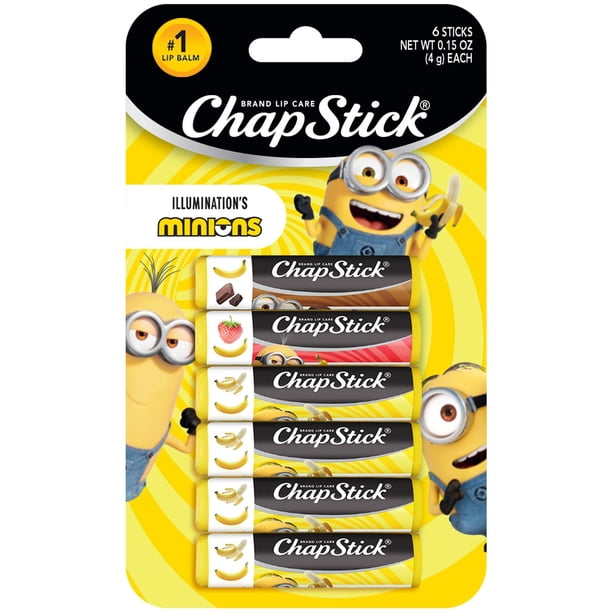 Set de bálsamo labial ChapStick Minions Banana-Nana + Variety 6 Sticks