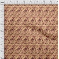 thumbnail image 4 of oneOone Rayon Yellow Fabric Abstract Floral Craft Projects Decor Fabric Printed By The Yard 56 Inch Wide-2rb, 4 of 5