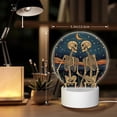 thumbnail image 6 of Pofeuu Romantic Skeletons Under Moon Print LED Christmas Night Light Lamp Base Gift DIY 3D Clear Acrylic Blank Engrave Sheets for Room Cafe Bar Birthday Party Decoration, 6 of 9