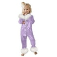 thumbnail image 2 of Fashionable Girls Pajama Set with Cute Prints for Casual Comfort - Long Sleeve Top and Trousers Two-Piece Outfit for Children, 2 of 3