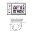 thumbnail image 5 of Panel Electric Cycle S866 LCD Display Meter 24V 36V 48V Control Panel With Water Resistant Plug, 5 of 7