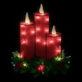 thumbnail image 1 of Northlight Bougies Éclairées Silhouette de Fenêtre de Noël - 17.5 Pouces - Rouge, 1 of 6