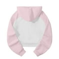 thumbnail image 5 of IMENGL Chandails Molletonnés pour Femmes, Coupe Ample, Couleur Unie, Rose m, Taille M-3TG, 5 of 5