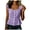 Purple, variant on Mnuaqn Women Button Front Tank Tops Sleeveless Square Neck Ruffle Strap Blouses Summer Cute Casual Peplum Tunic Shirts (Black, L)