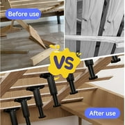 Ikerall Bed Support Legs, 4-Pack Adjustable Replacement Feet (7.48-13 Inch) for Large Bed Frame Slats – Plastic Bed Frame Legs