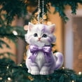 thumbnail image 1 of Clearance! 2024 New Acrylic Cat Decor Hanging Ornament Creative And Personalized Rearview Keychain Accessory For Cars, 1 of 9