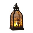 thumbnail image 2 of Farol Vintage Lámpara de Decoración Linterna Portátil Luz Temática Material PP Fácil de Usar Función Reutilizable Adecuada para Fiestas de Halloween D Mano de calavera, 2 of 9