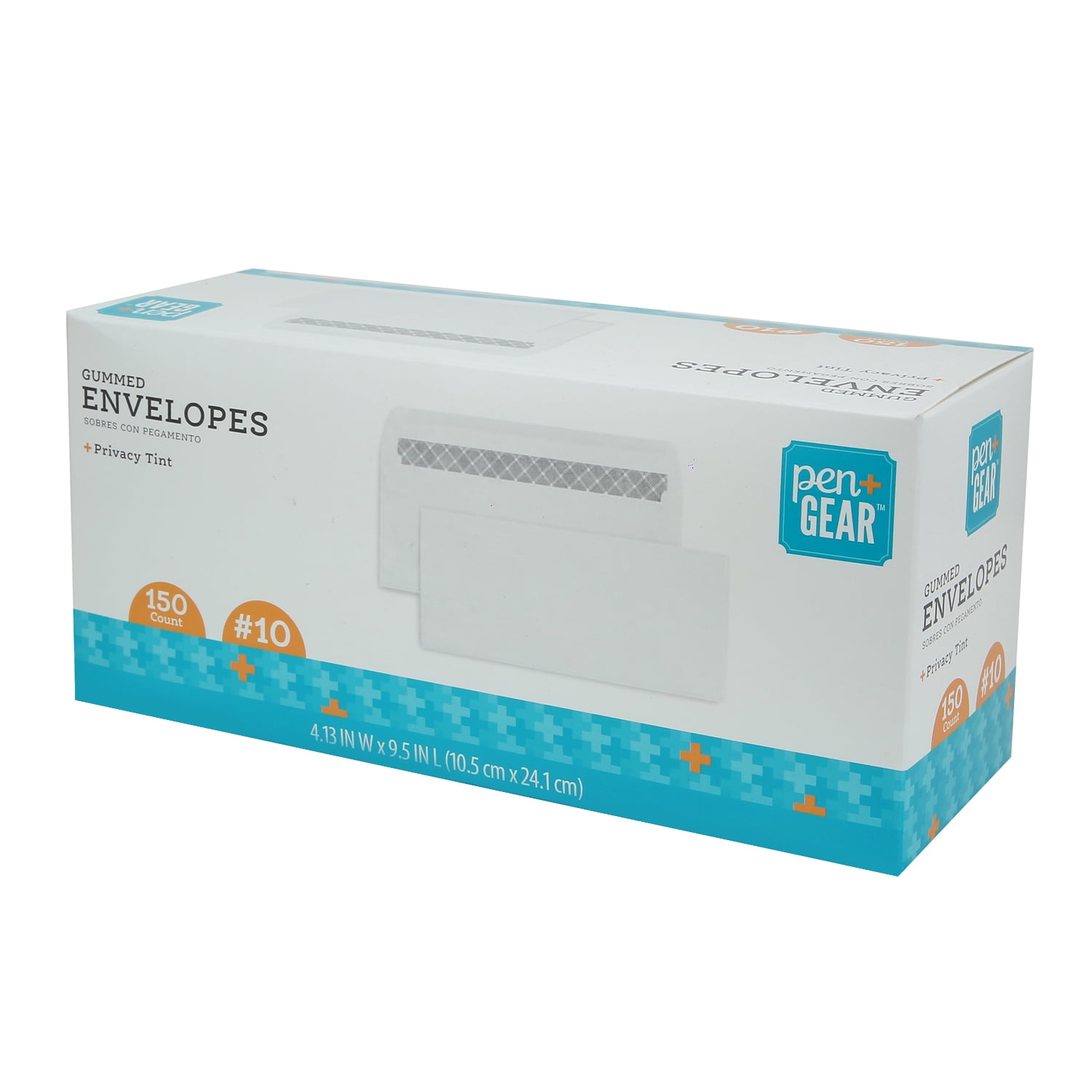 Staples Easy Close Privacy Tint Envelopes #10 White Wove 24lb 100ct OPEN BOX 