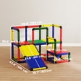 thumbnail image 3 of Qaba Kids Climbing Structure, Toddler Climbing Toys with Slide and Platform, 3 of 10