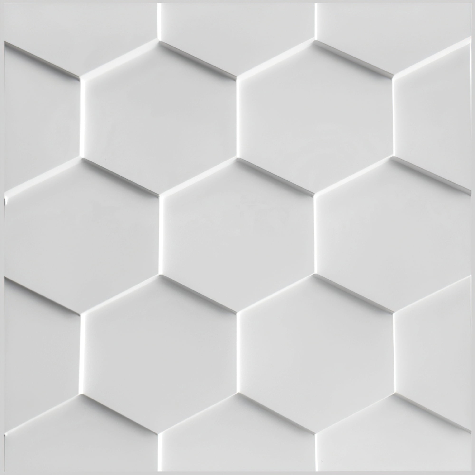 Dundee Deco 3D Wall Panels Modern Paintable White PVC Wall