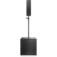 thumbnail image 2 of Sound Town Powered PA System with One 18" 1600W Subwoofer, One Column Array Loudspeaker, Adjustable Pole, DSP, TWS Bluetooth, Birch Plywood, Black (PS-18SK3PW), 2 of 8