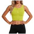 thumbnail image 1 of Yammkia Sports Bras for Women Adjustable Sports Bras for Women High Support Padded Racerback Sport for Large Bust Workout Running Gym(Light Yellow,XXXXL), 1 of 6