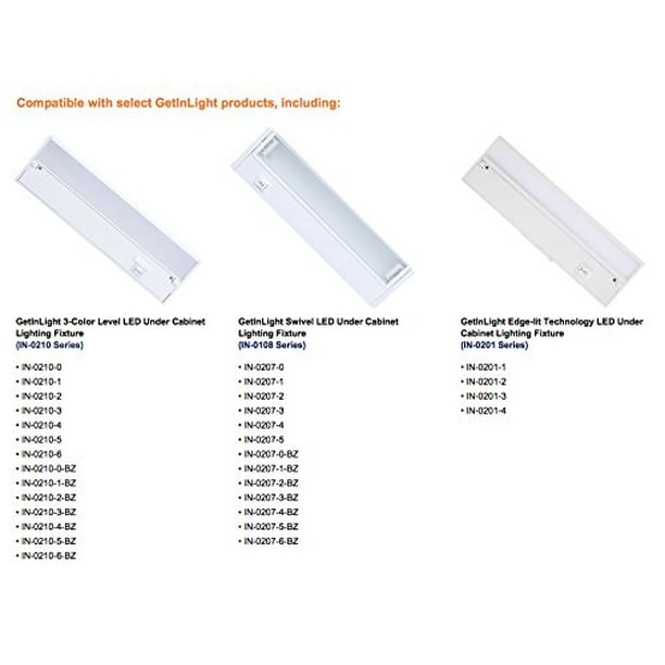 Cabinet lighting 2024 linking cord