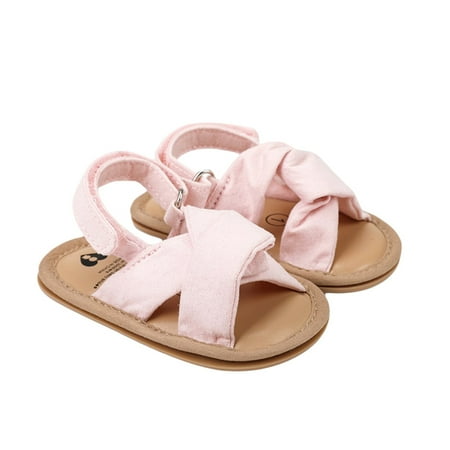 

Coduop Infant Baby Boys Girls Sandals Non slip Rubber Sole First Walker Shoes