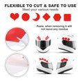 thumbnail image 4 of Uxcell Reflective Tape, Self-Adhesive Trailer Reflector Tape Waterproof Warning Sticker Red-white 6 Inch x 82 Feet, 4 of 6