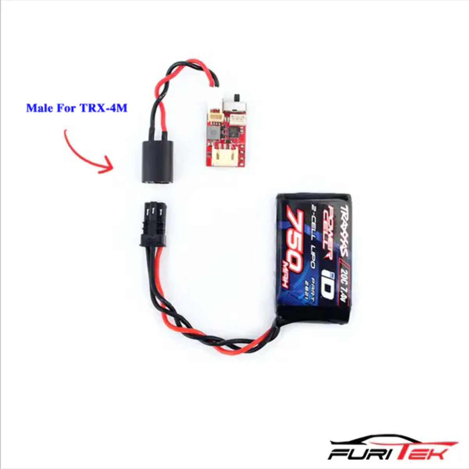 JST to TRX4M Compatible Charge Lead for 2S Battery