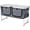 Gray, variant on LiteHaven 4ft Portable Picnic Tables,Outdoor Folding Camping Table,Adjustable Height Foldable Grill Tables,Lightweight Aluminum Picnic Table,with Storage Compartment,for Indoor Hiking Camp (Natural)
