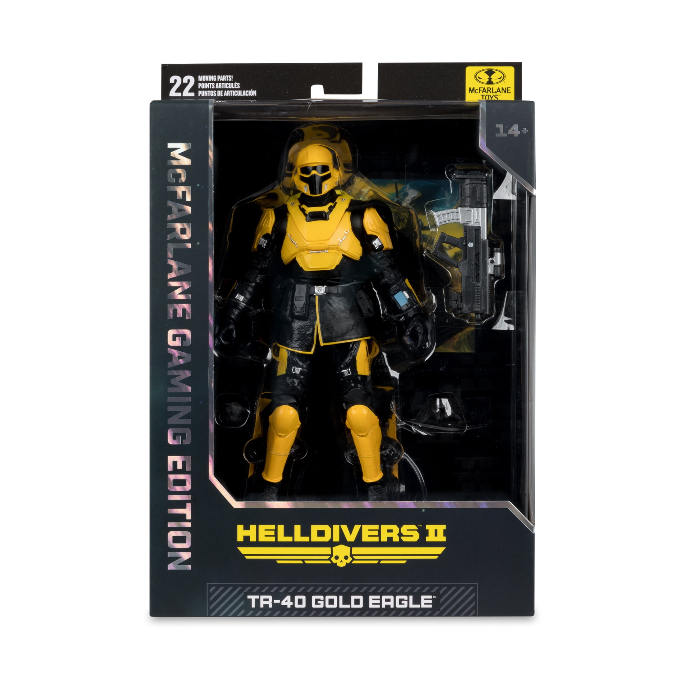 Helldivers 2 TR-40 Gold Eagle 7" Action Gaming Edition Figure - McFarlane Toys