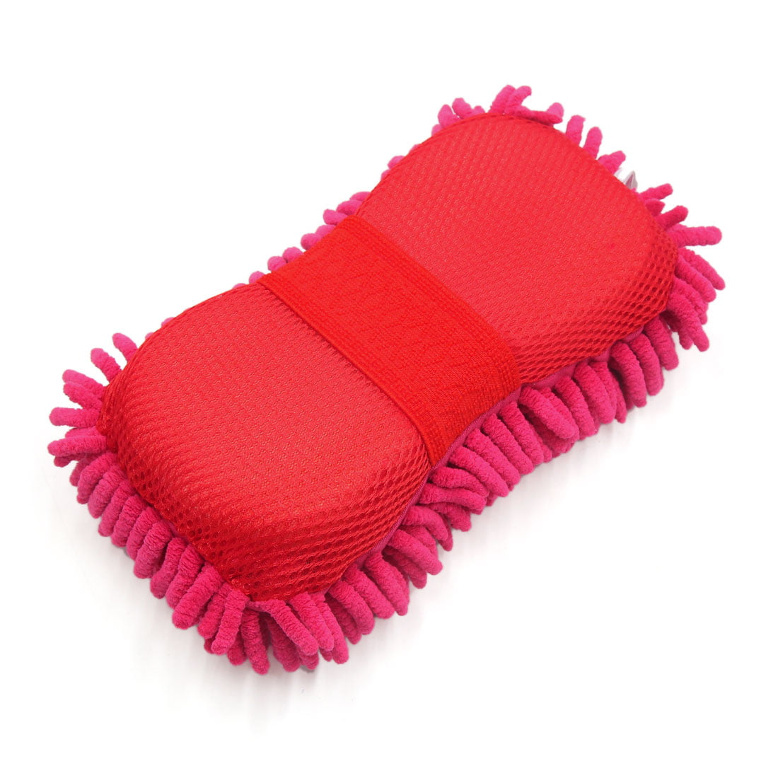 uxcell Chenille Home Car Windshield Polishing Glass Washing Cleaning Soft Sponge Pad Coffee Color 
