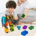 thumbnail image 4 of Fusipu Robot Toy Kids Digital Numbers Transforming Robot Action Figure Educational Toy for Children Gift, 4 of 8