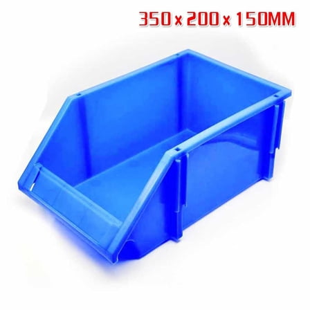 1X Wall Mounted Storage Rack Screw Bolt Shop Garage Tool Box Organizer Bin Parts Home Storage and Organization