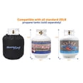 thumbnail image 4 of Flame King Propane Tank Cover, 20LB Cylinder, RV Propane Tank Cover, 12" x 16", Black, 4 of 4