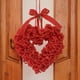 thumbnail image 3 of Guirnalda Floral Colgante para Decoración del Día de San Valentín, 40 cm, Guirnalda de Flores Rojas con Pajarita Decorativa para la Entrada, 3 of 4