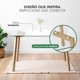 thumbnail image 5 of Juego De Comedor Con 4 Sillas Tapizadas Mesa Rectangular De Vidrio Estilo Compacto Kingshouse beige, 5 of 8