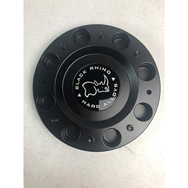 Black Rhino Wheels 1244S01+MB-429 1244C01 Capuchon Central de Roue Noir Mat