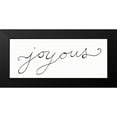 thumbnail image 2 of Schlabach, Sue 14x8 Black Modern Framed Museum Art Print Titled - Joyous on White, 2 of 5