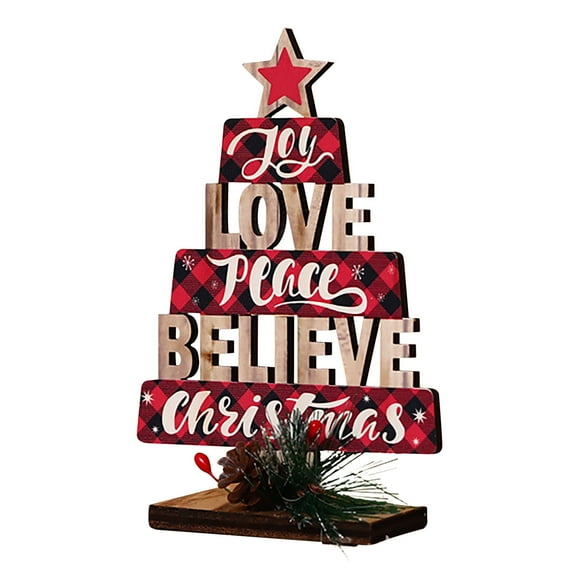 Yeetfub Clearance Sale Christmas Decorations Indoor Home Decor Clearance Christmas Tree English Alphabet Ornaments Party Decoration for Christmas Decorations Home Room Party Winter Indoor Outdoor