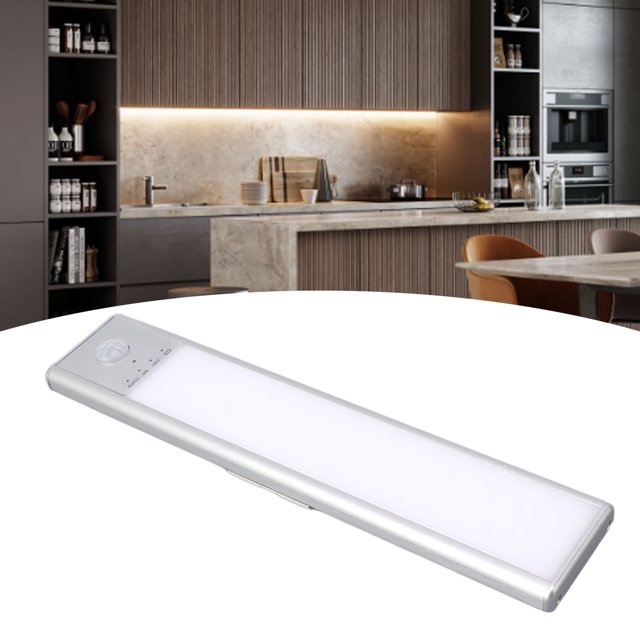 Luces LED Con Sensor De Movimiento, USB Tipo C, Sensor De Movimiento, Luz Para Gabinete, Aluminio ABS Magnético Para Gabinete