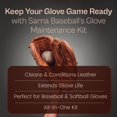 thumbnail image 2 of Kit acondicionador de guantes Sarna Baseball con limpiador y cepillos, 2 of 7