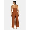 thumbnail image 2 of Attitude Unknown Women's Halter Vest and Wide Leg Pants Suit, 2-Piece, Sizes XS-XL, 2 of 4