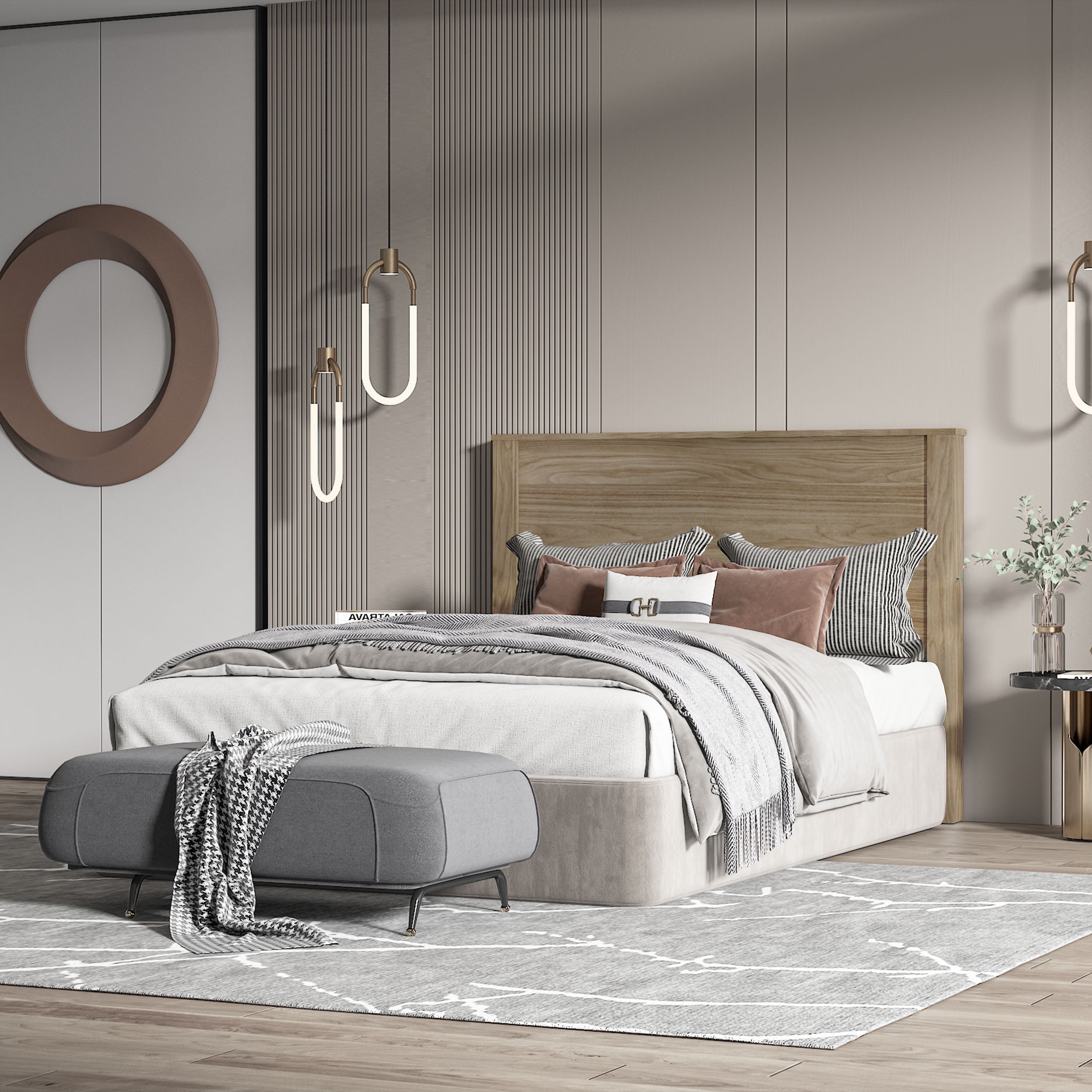 Polifurniture Juliette Queen Size Headboard