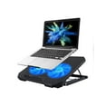thumbnail image 3 of Laptop Cooling Pad 15.6 14 13 Inch (Big 2Fans Super Quiet, Double Sides Built-in USB Line, Back Feet Stand) Fit Air / Pro / MacBook, 3 of 4