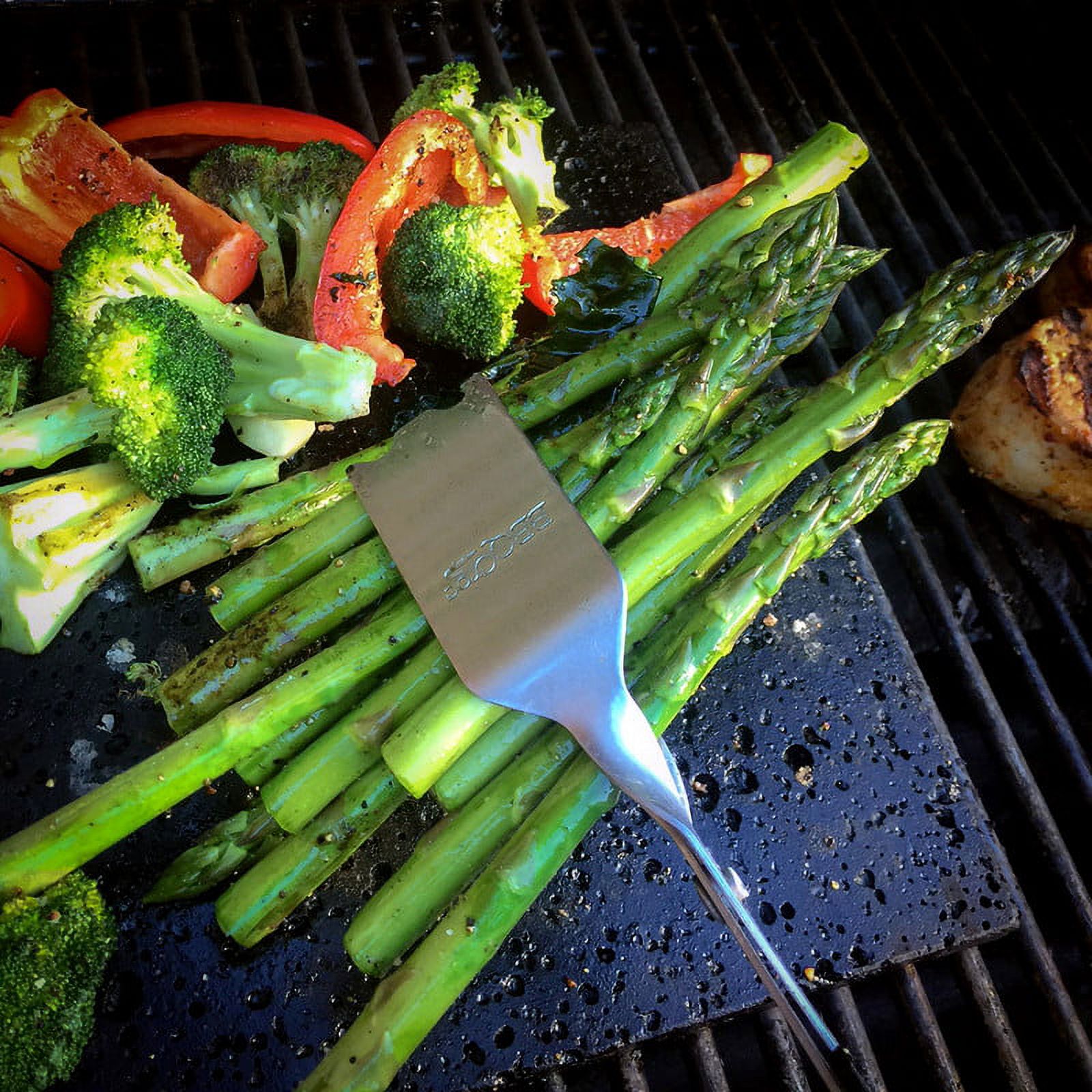 BBQ 3 in 1 Barbecue Tool 15" Extra Light Grill Tongs