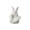 L, variant on Mini Rabbit Figurines, Ceramic Porcelain Easter White Bunny Decoration for Home, Tabletop Ornament, Cute Easter Gift (C)