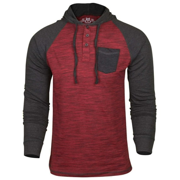 9 Crowns Raglan Lightweight Pullover Long Sleeve Hoodie