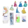 thumbnail image 4 of Llaveros Diamantes Cristal DIY Hechos A Mano Dibujos Animados Doble Cara para Bolso Mujer, 4 of 9