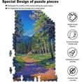 thumbnail image 6 of 1000 Piece Jigsaw Puzzle for Adults and Families - Mountains Park Stream Oil Painting Landscape Puzzle Every Piece Unique Nature Jigsaw Puzzles for Birthday Christmas, 6 of 8
