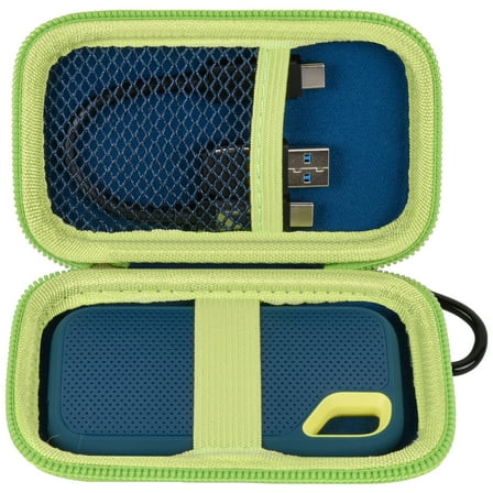 External Solid State Hard Drive  Case- Green (Box Only)