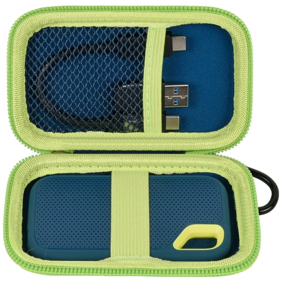 External Solid State Hard Drive  Case- Green (Box Only)