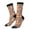 3 Black, variant on Cute Little Fox Print Adult Socks for Men & Women,Calf Socks, Ankle Socks,Boots Socks,Breathable Casual Sock,Unisex Crew Socks